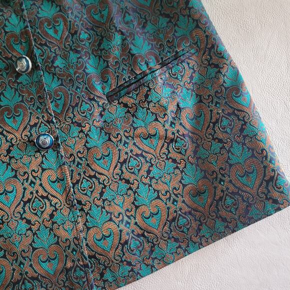 Mens Hike Wedding Waistcoat Nehru Jacket Asian Indian Pakistani Size 42 - Picture 6 of 13